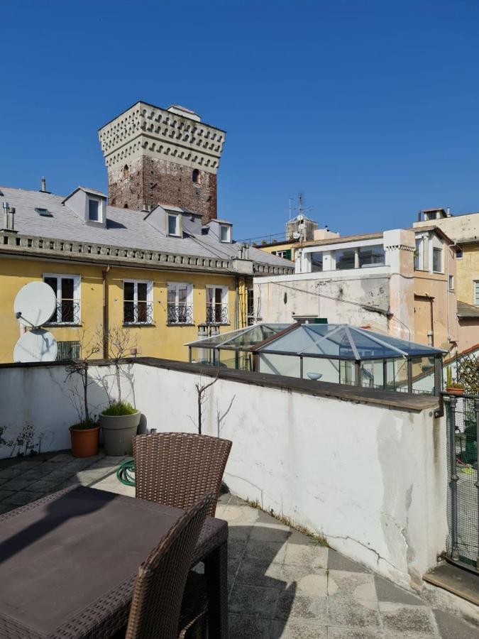 Doge Cambiaso- Davanti All'Acquario - Grande Terrazza Privata - Palazzo Nobiliare Storico ジェノヴァ エクステリア 写真